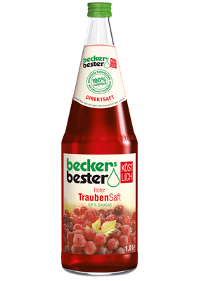 Beckers Bester Roter Traubensaft 6/1,0L